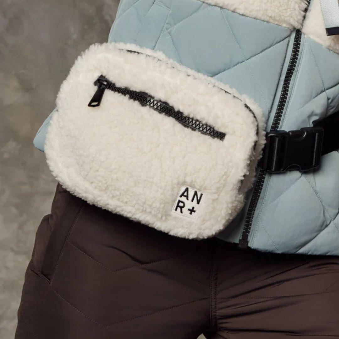 Alp N Rock City Shearling Belt Bag - Ivory